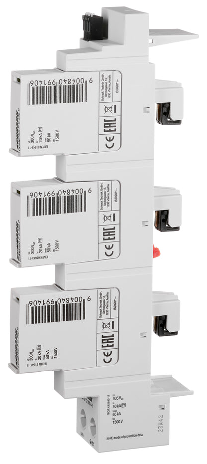 Surge Arrester for 60mm System 3+1, AX, TT/TN-S, Class 2(C)
