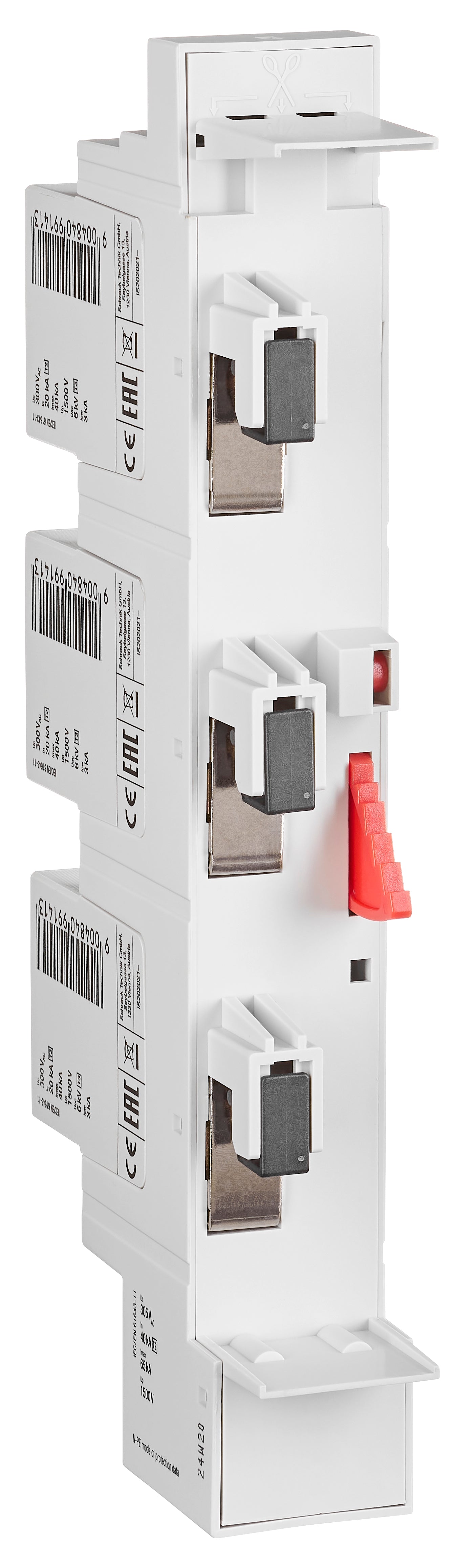 Surge Arrester for 60mm System 3+1 AX+F, TT/TN-S, Class 2(C)