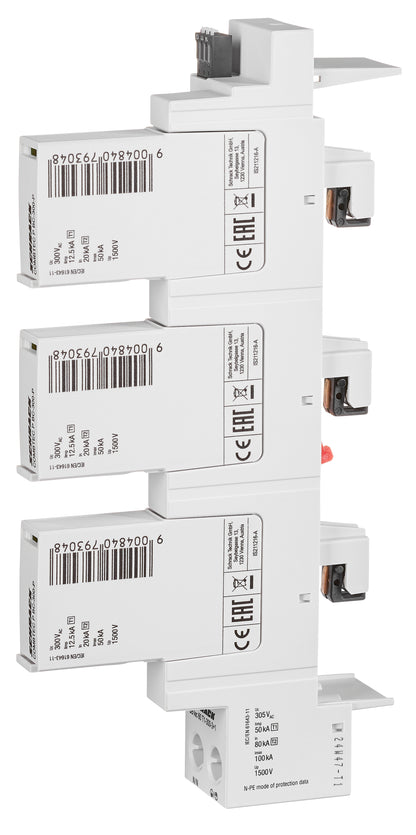 Surge Arrester f.60mm System 3+1, AX, TT/TN-S, Class 1+2(BC)