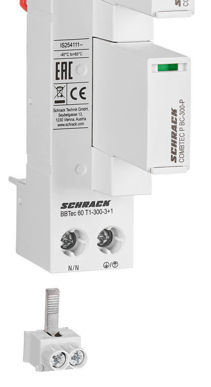 Surge Arrester f.60mm System 3+1, AX, TT/TN-S, Class 1+2(BC)