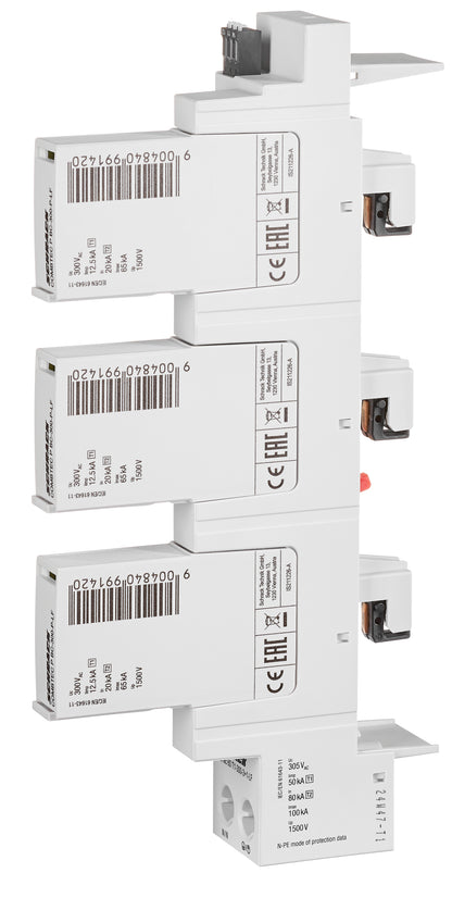 Surge Arrester f 60mm System 3+1 AX+LF TT/TN-S, Class1+2(BC)