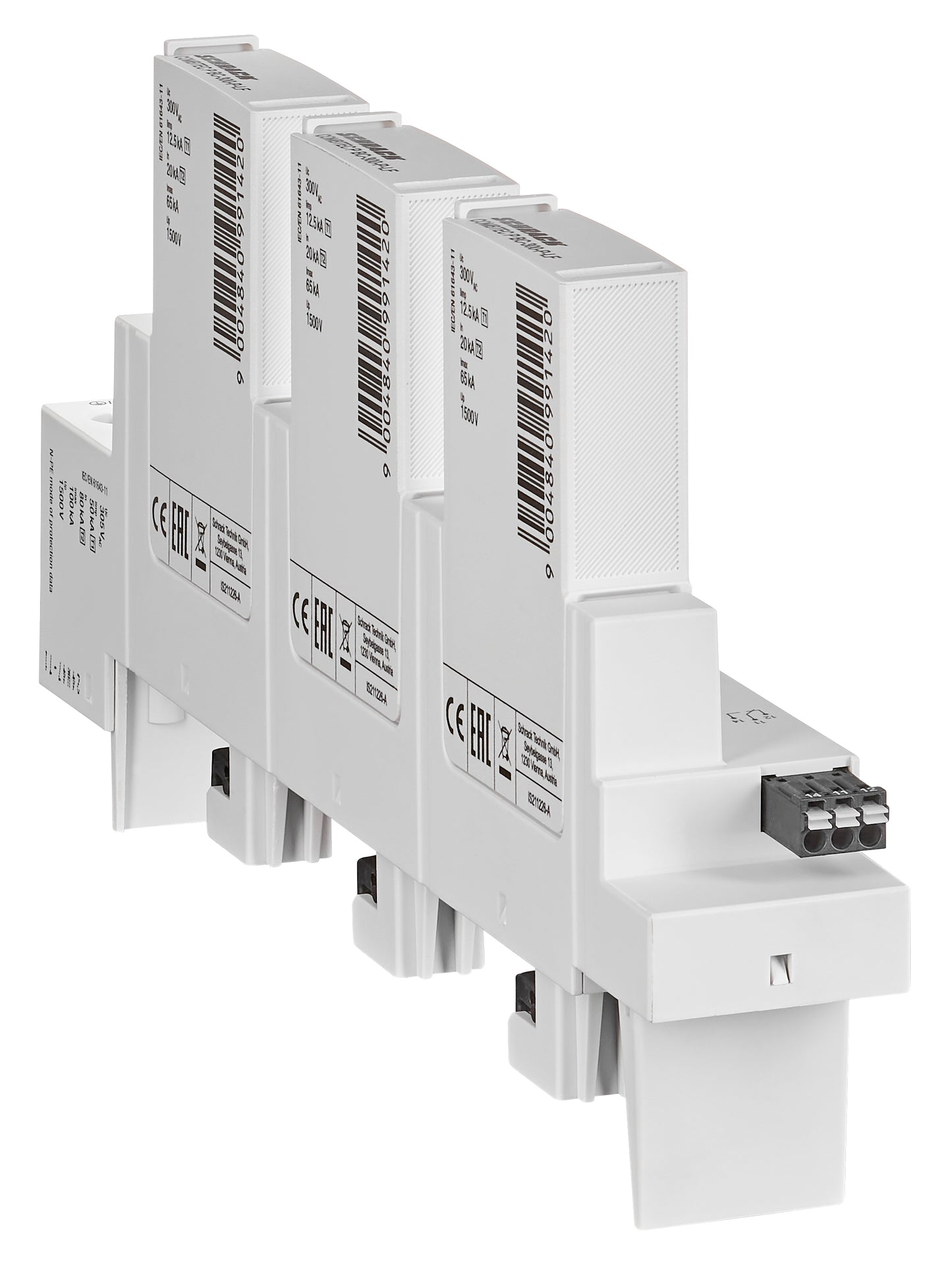 Surge Arrester f 60mm System 3+1 AX+LF TT/TN-S, Class1+2(BC)