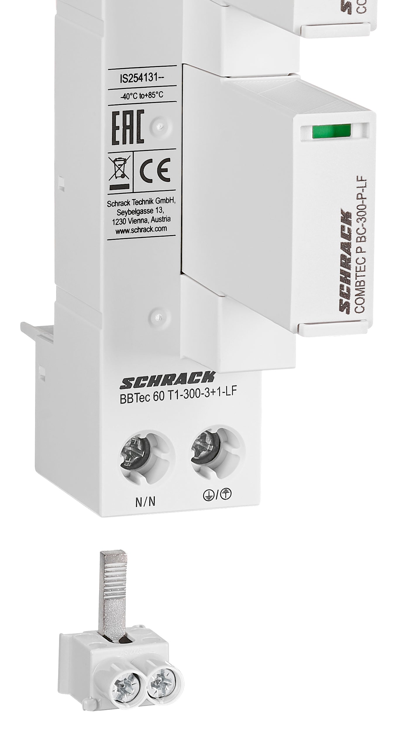 Surge Arrester f 60mm System 3+1 AX+LF TT/TN-S, Class1+2(BC)