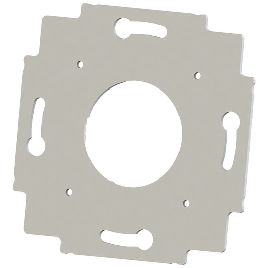 Mounting plate for wall box of 55x55mm switch range