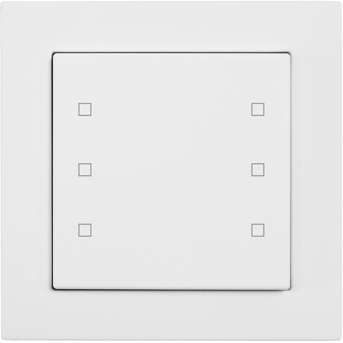 Push button 6-gang,6 x neutral,In -/ Outputs Room thermostat