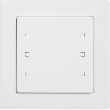 Push button 6-gang,6 x neutral,In -/ Outputs Room thermostat
