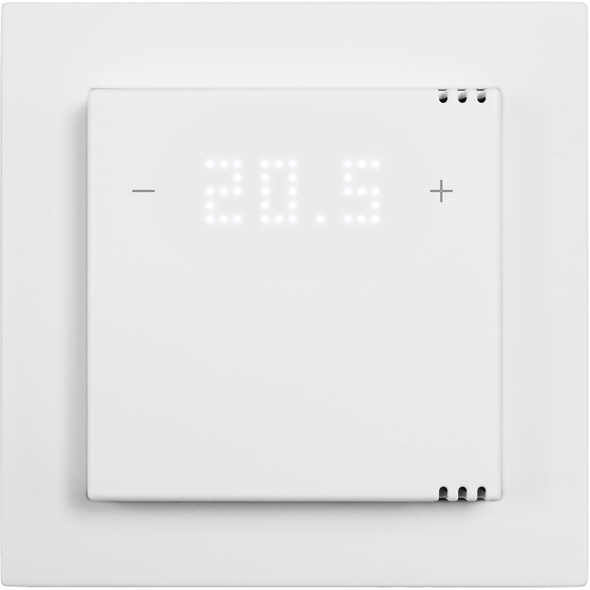 Pushbutton 2-gang,2x Temp.Display,I/O,Climate-&CO2-control