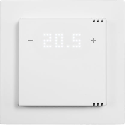 Pushbutton 2-gang,2x Temp.Display,I/O,Climate-&CO2-control