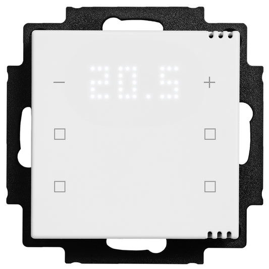 Pushbutton 6-gang,2x temp.display,4x neutral,climate/CO2,I/O