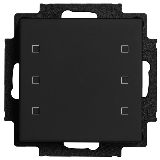 Push button 6-gang,6 x neutral,In -/ Outputs Room thermostat