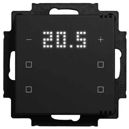 Pushbutton 6-gang,2x temp.display,4x neutral,climate/CO2,I/O