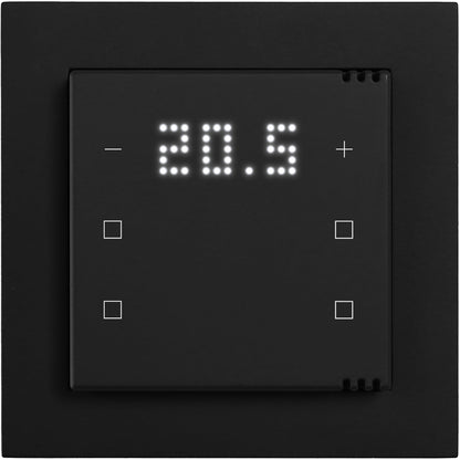 Pushbutton 6-gang,2x temp.display,4x neutral,climate/CO2,I/O