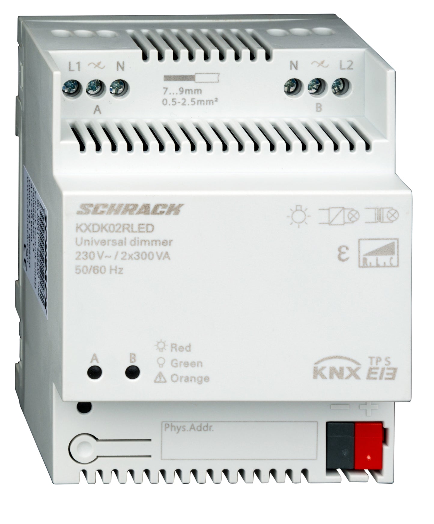Dimer universal, 2 x 300VA, 230V c.a. (pt. LED-uri)
