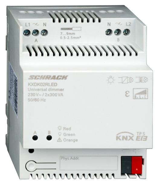 Dimer universal, 2 x 300VA, 230V c.a. (pt. LED-uri)