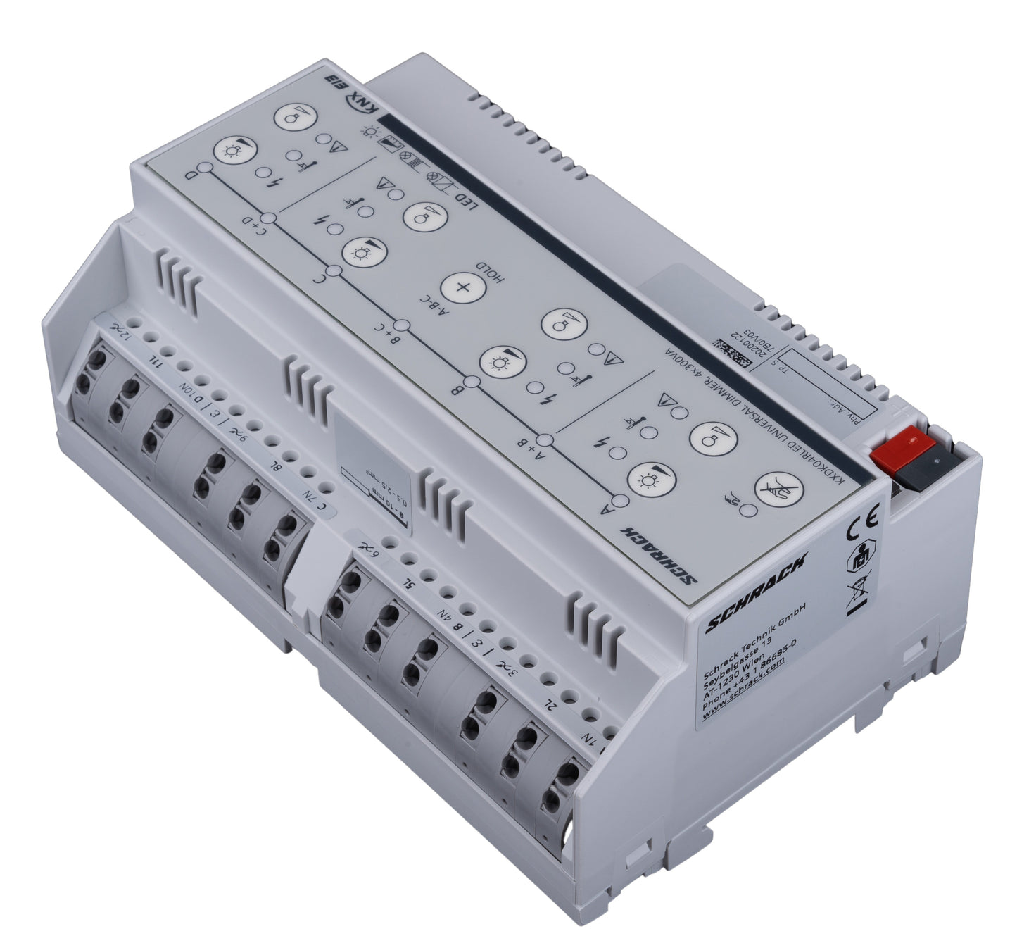 Dimer universal, 4 x 300VA, 230V c.a. (pt. LED-uri)