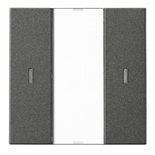 Taster KNX, o pereche, cu LED de stare, antracit