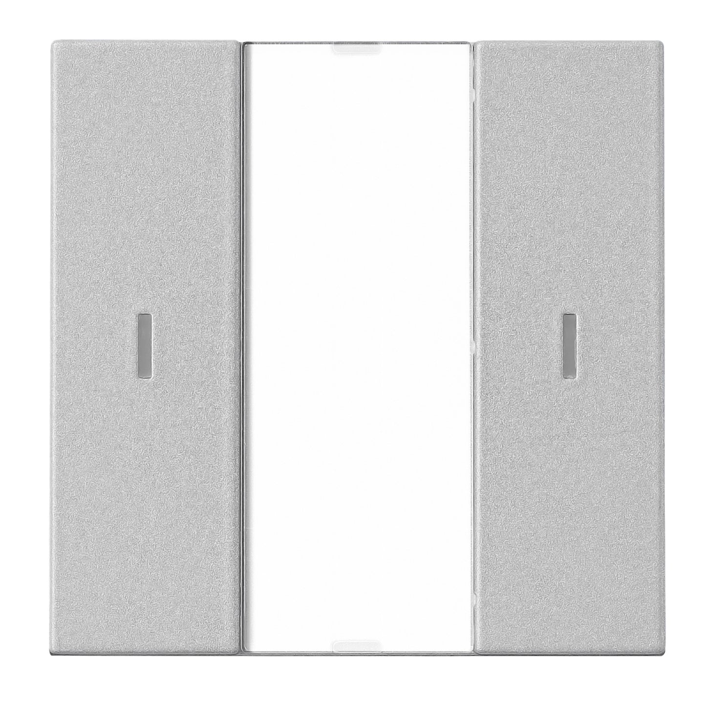 Taster KNX, o pereche, cu LED de stare, argintiu