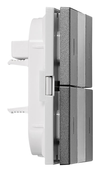 Taster KNX, două perechi, cu LED de stare, antracit