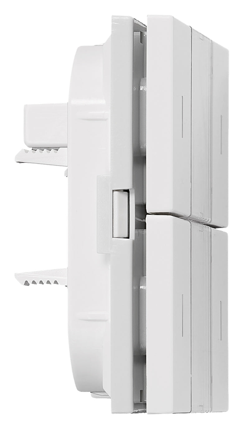 Taster KNX, două perechi, cu LED de stare, alb