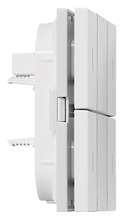 Taster KNX, două perechi, cu LED de stare, alb
