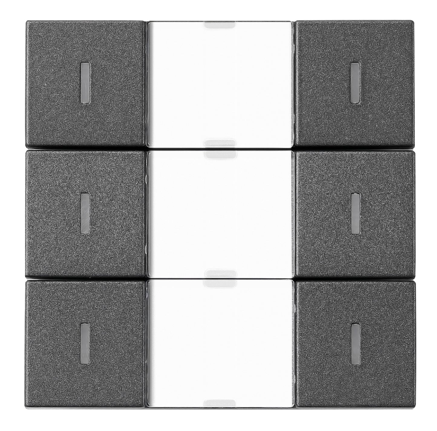 Taster KNX, trei perechi, cu LED de stare, antracit