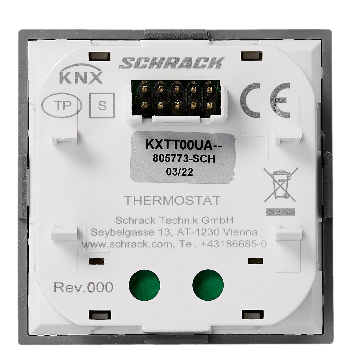 Termostat KNX, antracit