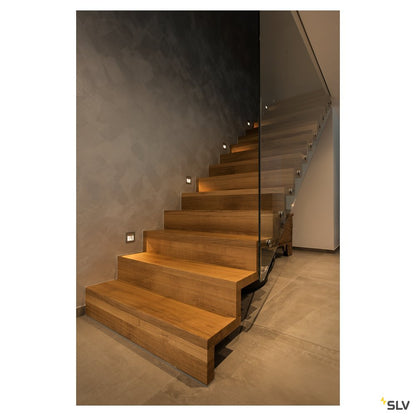 FRAME LED 230V CURVE, LED Indoor recessed wall light, 2700K
