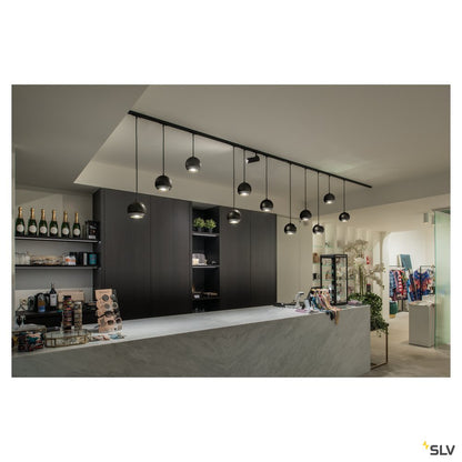 HELIA 50 LED,35° 3000K,negruproiector,incl.1P adaptor