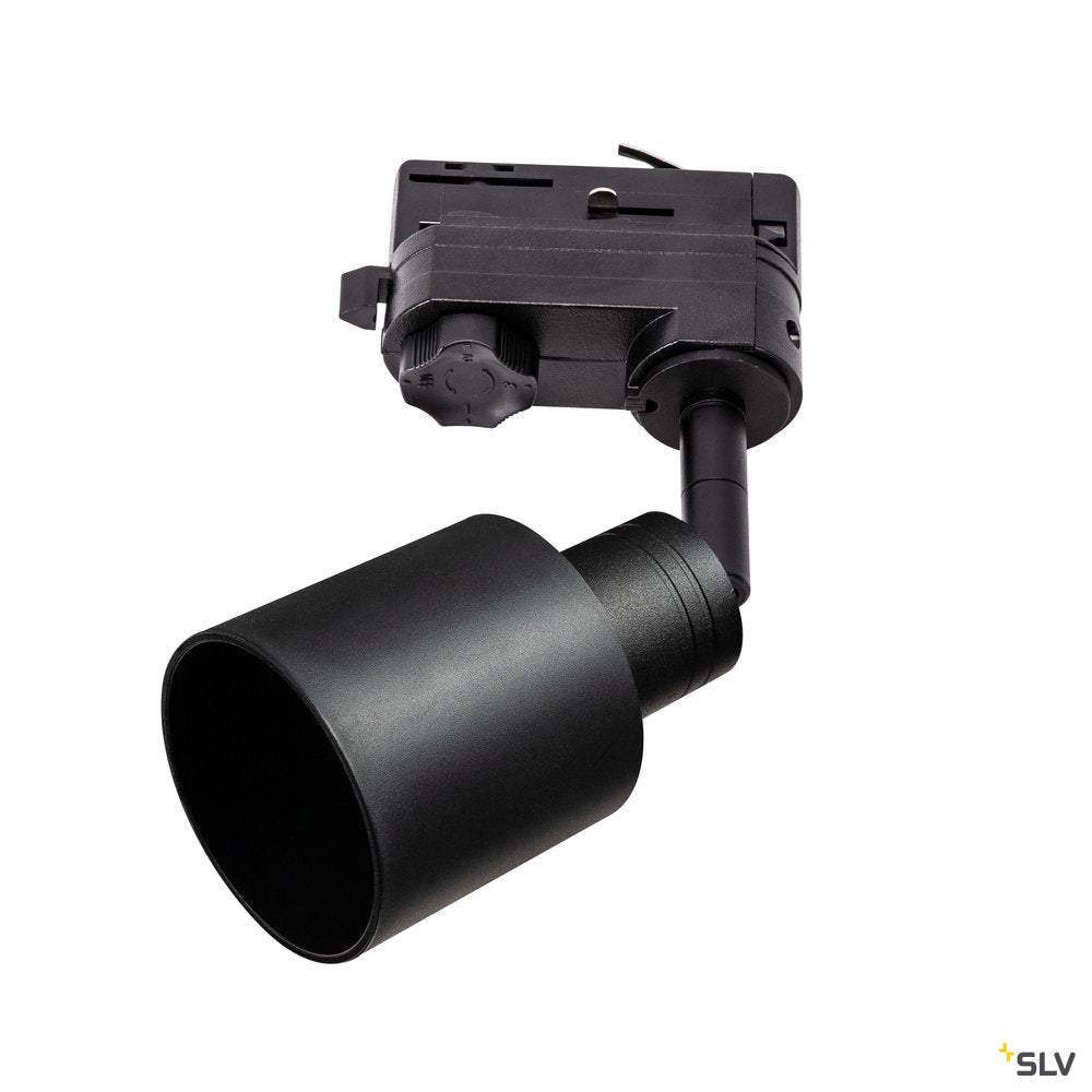 PURI TRACK QPAR51 glass, black 50W, incl. 3-circuit adapter