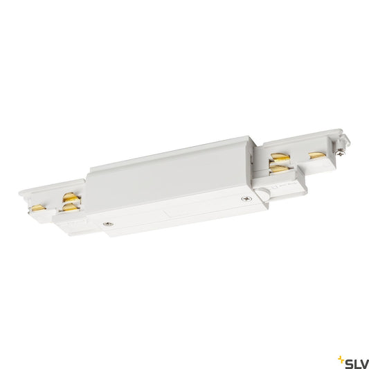 S-TRACK DALI conector cu posibilitate alimentare, alb