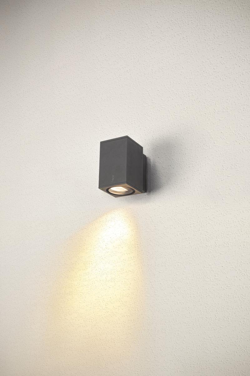 ENOLA M SQ 10W 3000/4000K 230V LED IP65 antracit