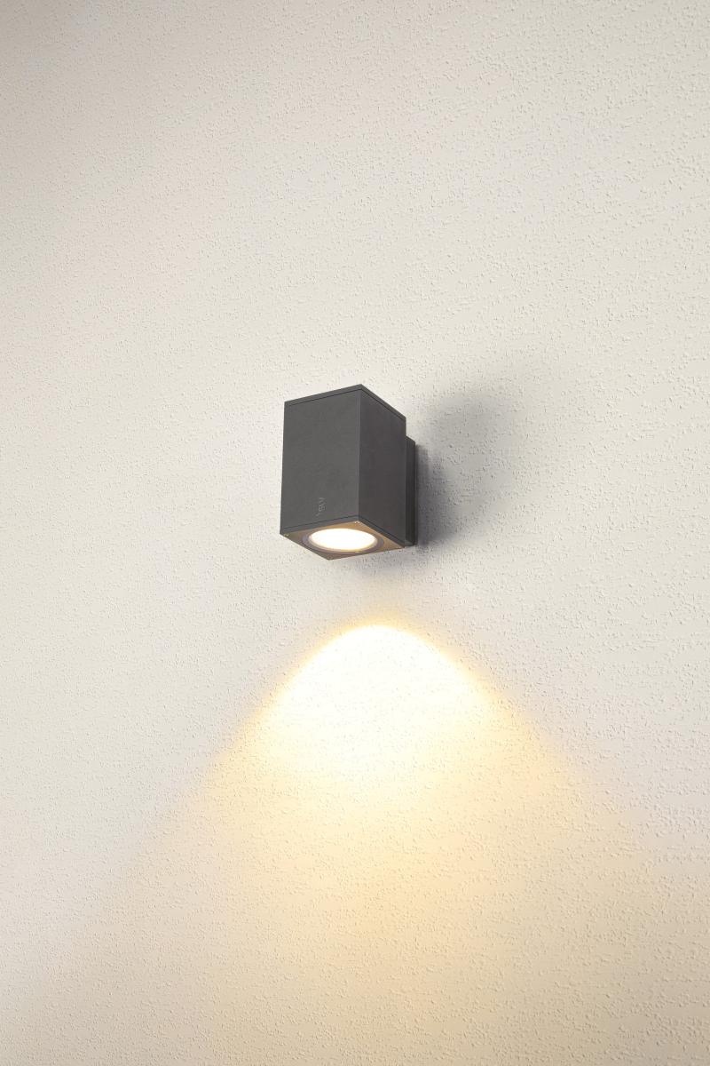 ENOLA M SQ 10W 3000/4000K 230V LED IP65 antracit