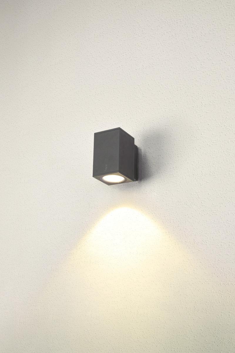 ENOLA M SQ 10W 3000/4000K 230V LED IP65 antracit