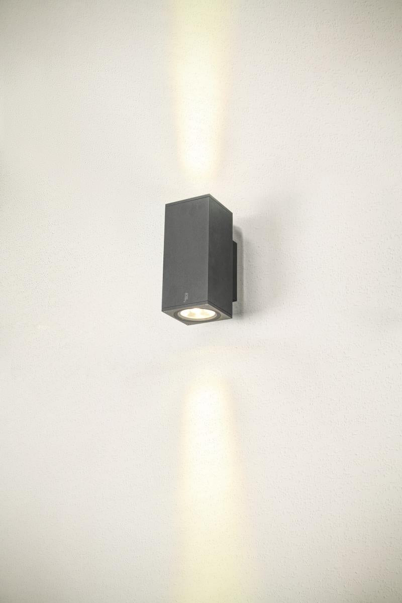 ENOLA UP/DOWN SQ M 19W 3000/4000K 230V LED IP65 antracit