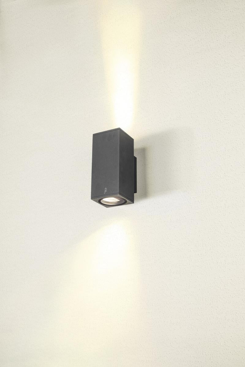 ENOLA UP/DOWN SQ M 19W 3000/4000K 230V LED IP65 antracit