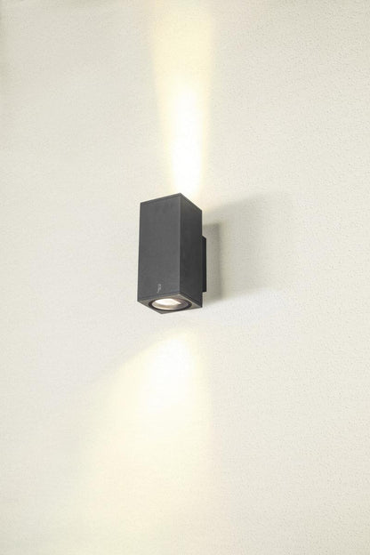 ENOLA UP/DOWN SQ M 19W 3000/4000K 230V LED IP65 antracit