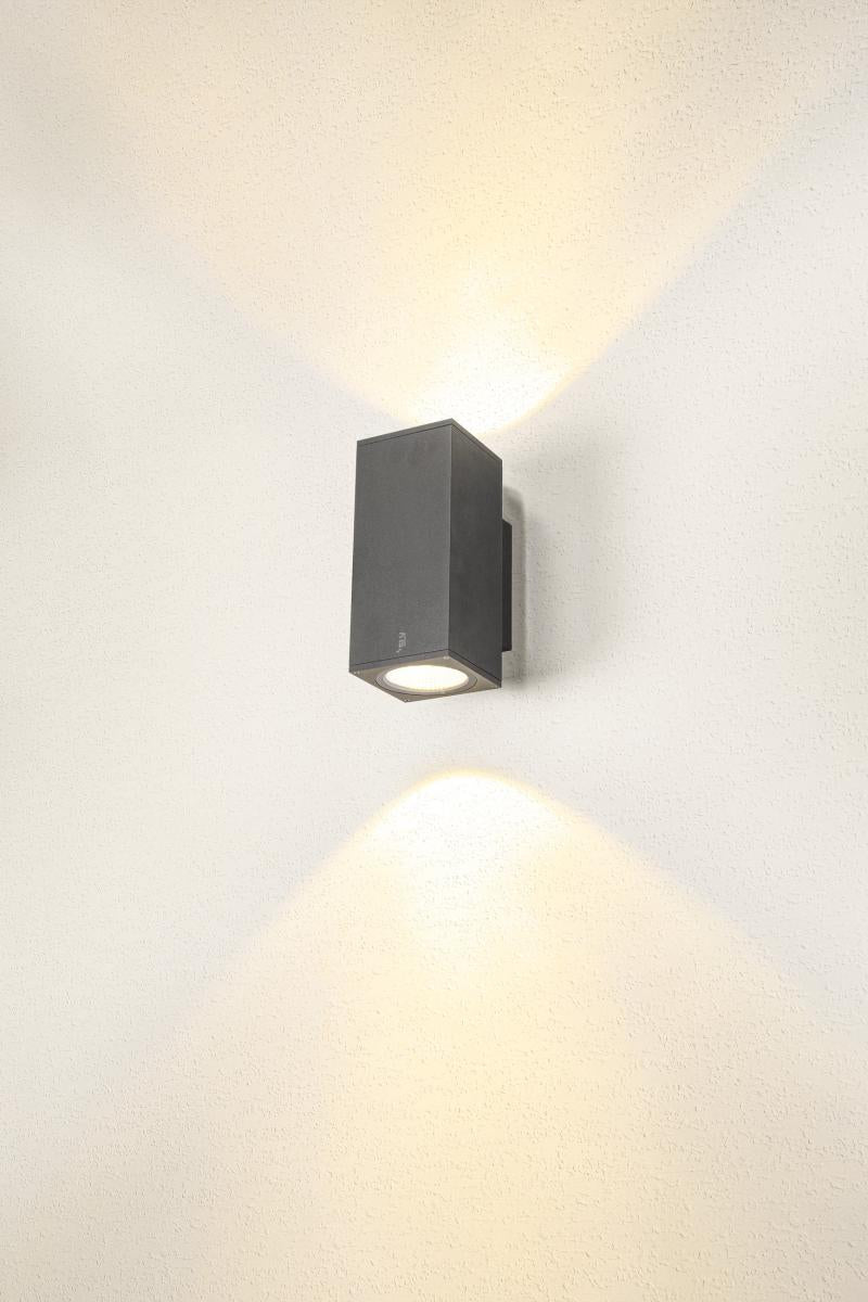 ENOLA UP/DOWN SQ M 19W 3000/4000K 230V LED IP65 antracit