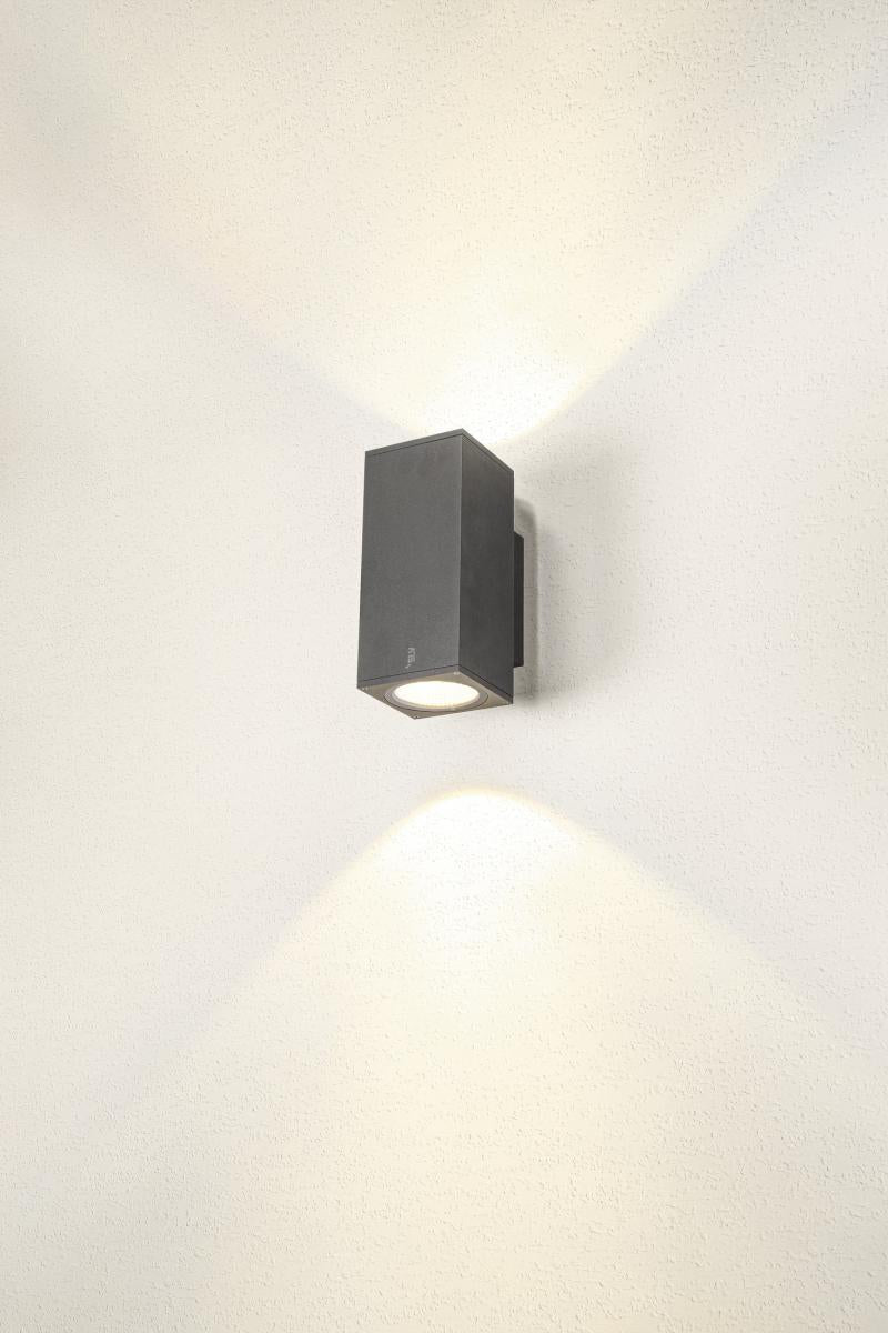 ENOLA UP/DOWN SQ M 19W 3000/4000K 230V LED IP65 antracit