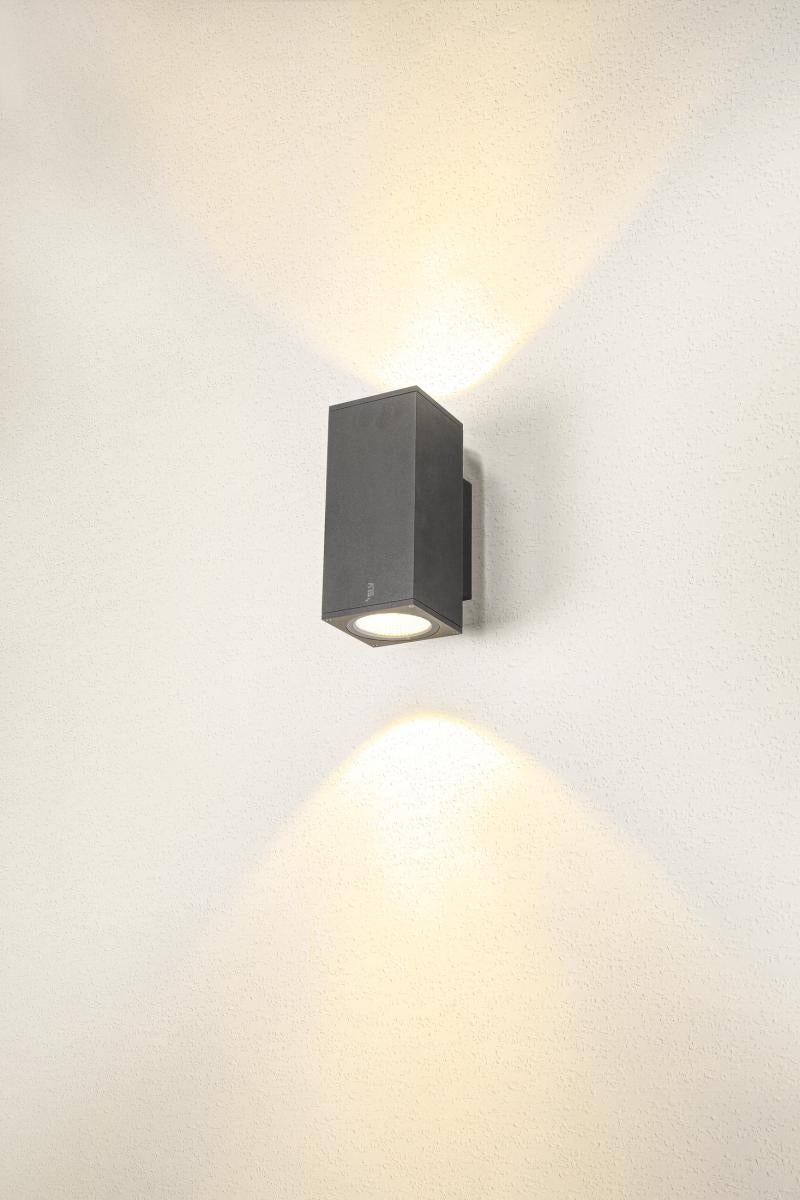 ENOLA UP/DOWN SQ M 19W 3000/4000K 230V LED IP65 antracit