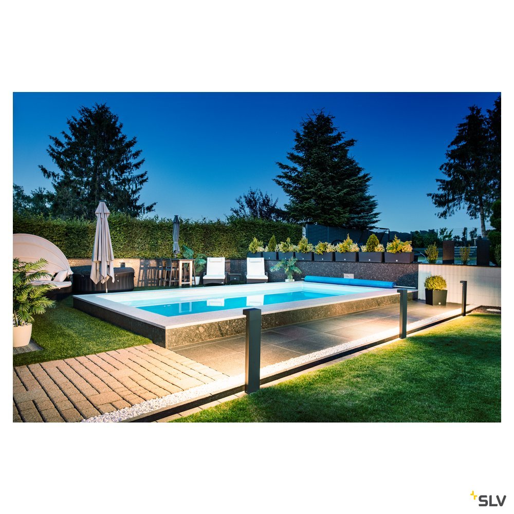 L-LINE OUT 80 7W 3000/4000K 230V LED IP65 antracit
