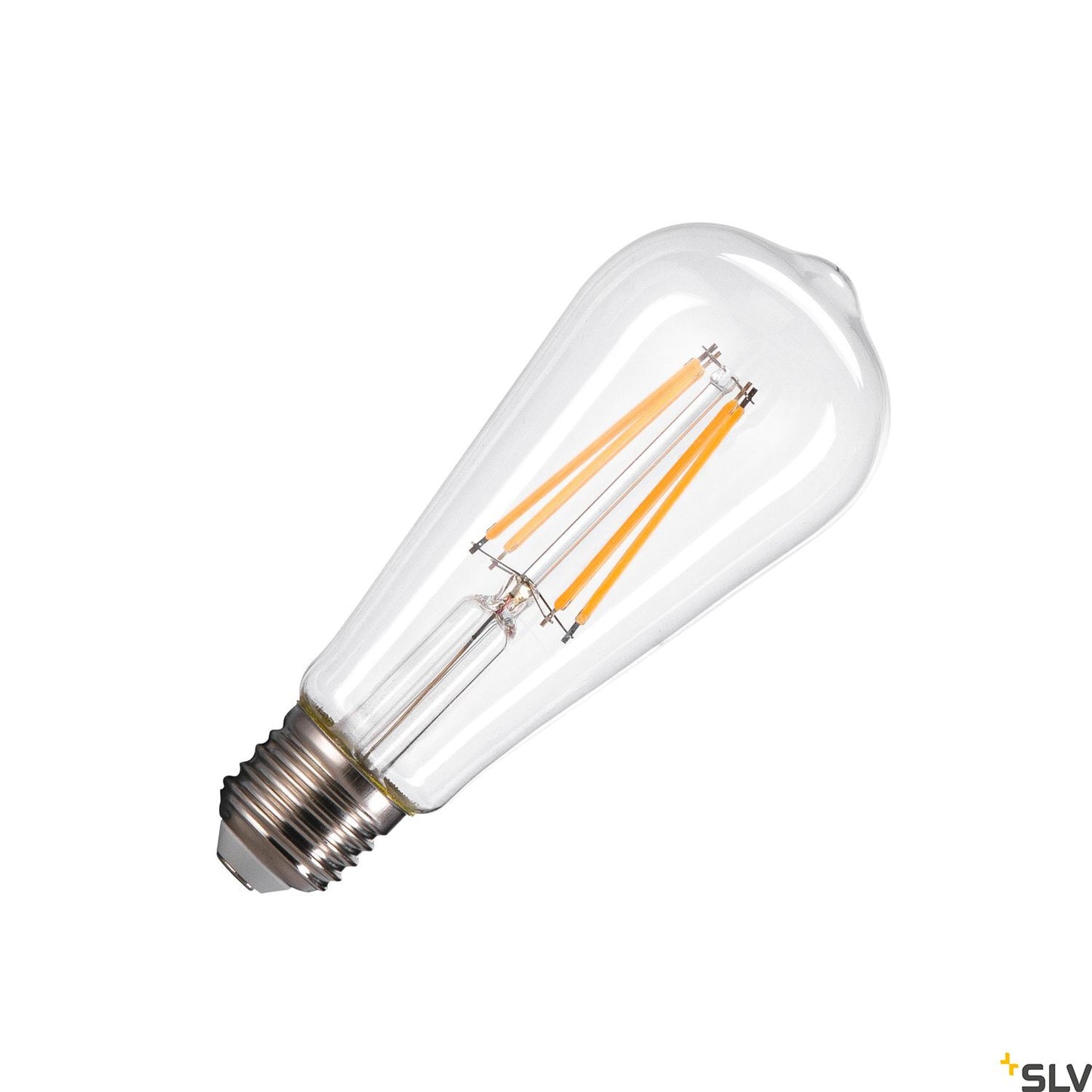 ST58 E27, LED lamp transparent 7,5W 2700K CRI90 320°