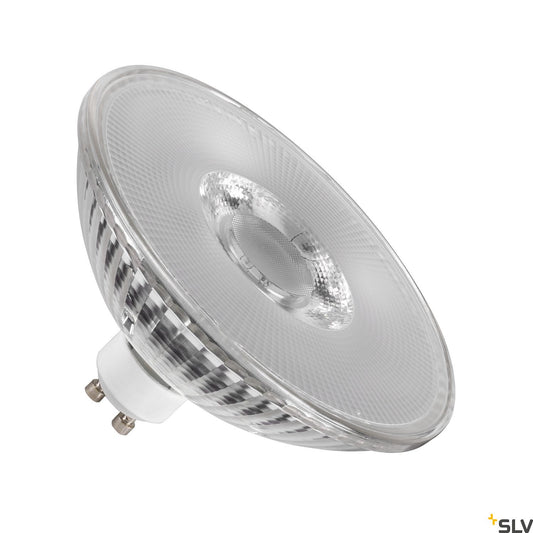 QPAR111 GU10, LED lamp transparent 8W 2,7K CRI90 38°