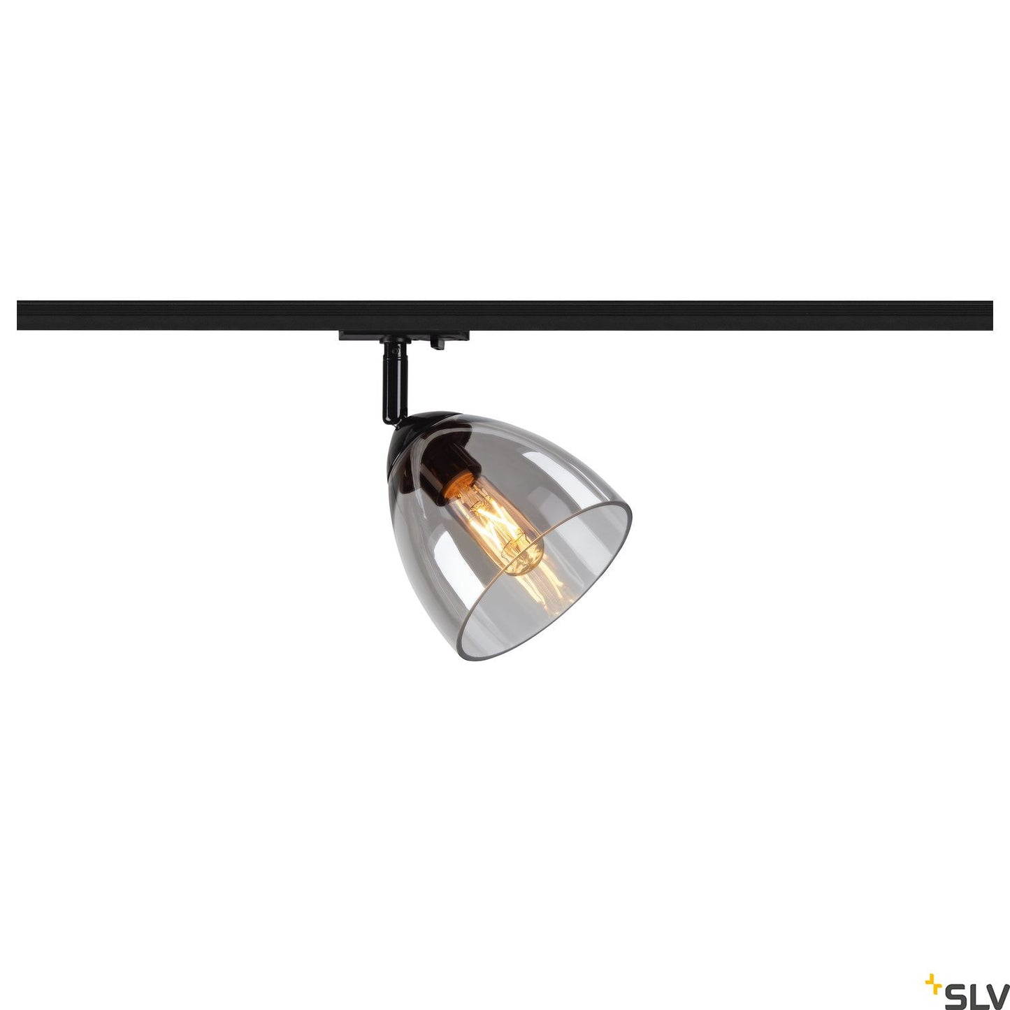 PARA CONE GL GU10, 1 Phasen Spot negru / transparent