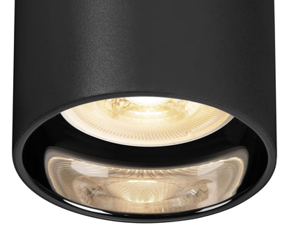 ASTO TUBE, spot cilindric, max. 1x10W, negru
