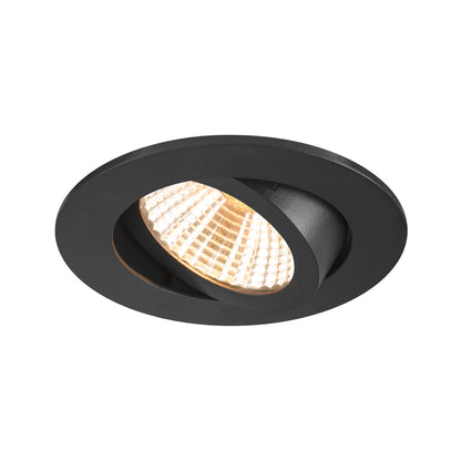 NEW TRIA 68, 3000K, 38°, IP20, rotund, negru
