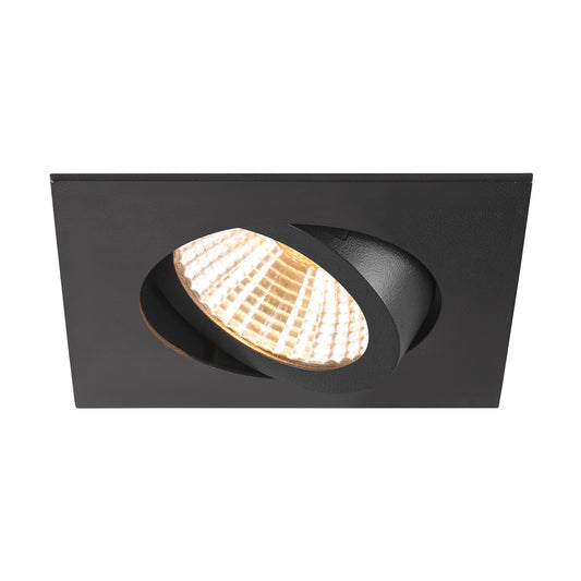 NEW TRIA 68, 3000K, 38°, IP20, pătrat, negru