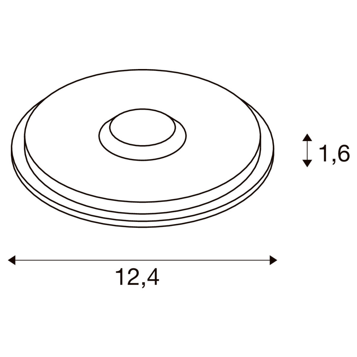 BIG PLOT LED Modul 4,9W 540lm 3000K IP67 aluminiu