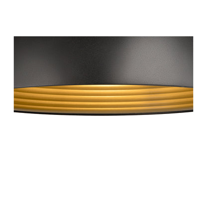 FORCHINI M 40 E27 max. 1x 40W negru mat / auriu mat