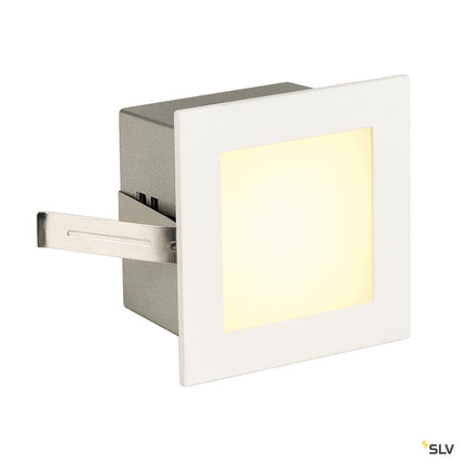 FRAME BASIC LED, pătrat, alb mat, alb cald LED
