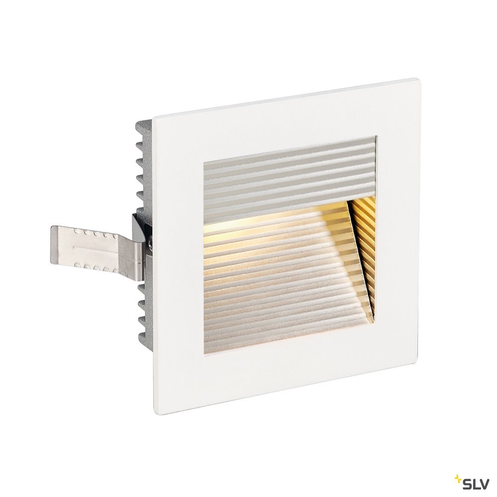 FRAME CURVE LED, pătrat, alb mat, alb cald LED